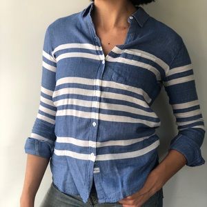 Rails Charli Button-Down in Catalina Stripe